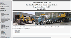 Desktop Screenshot of generaltrailerparts.com