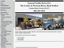 Tablet Screenshot of generaltrailerparts.com